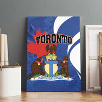 Canada Toronto Canvas Wall Art Maple Leaf Diversity Our Strength