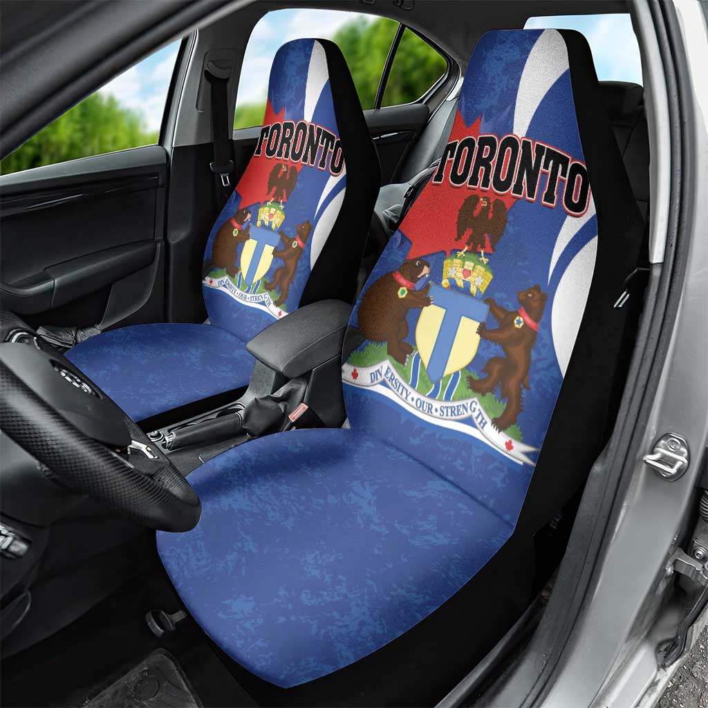 Canada Toronto Car Seat Cover Maple Leaf Diversity Our Strength