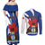 Personalised Canada Toronto Couples Matching Off Shoulder Maxi Dress and Long Sleeve Button Shirt Maple Leaf Diversity Our Strength
