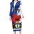 Personalised Canada Toronto Family Matching Long Sleeve Bodycon Dress and Hawaiian Shirt Maple Leaf Diversity Our Strength