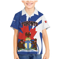 Personalised Canada Toronto Family Matching Mermaid Dress and Hawaiian Shirt Maple Leaf Diversity Our Strength