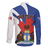 Personalised Canada Toronto Family Matching Off The Shoulder Long Sleeve Dress and Hawaiian Shirt Maple Leaf Diversity Our Strength