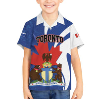 Personalised Canada Toronto Family Matching Tank Maxi Dress and Hawaiian Shirt Maple Leaf Diversity Our Strength
