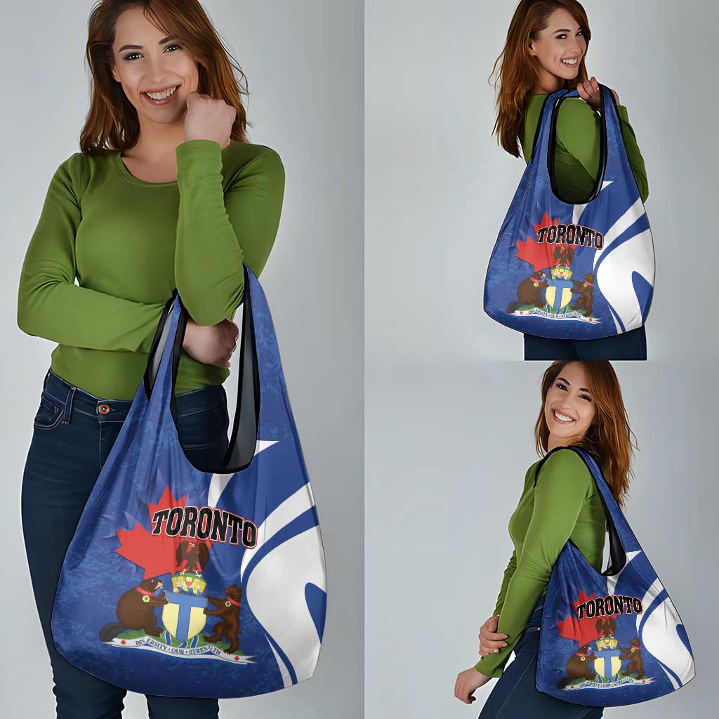 Canada Toronto Grocery Bag Maple Leaf Diversity Our Strength