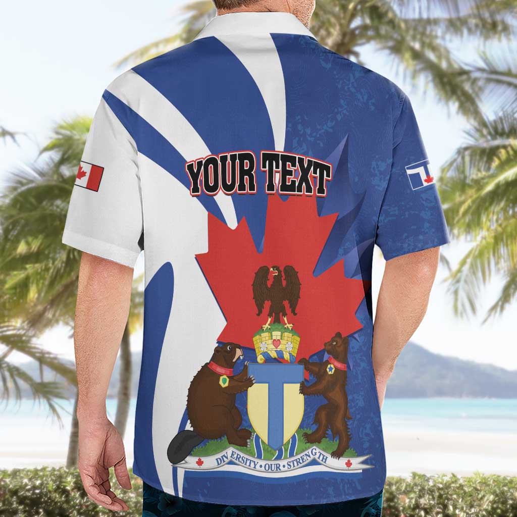 Personalised Canada Toronto Hawaiian Shirt Maple Leaf Diversity Our Strength