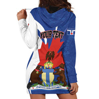 Personalised Canada Toronto Hoodie Dress Maple Leaf Diversity Our Strength