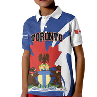 Personalised Canada Toronto Kid Polo Shirt Maple Leaf Diversity Our Strength