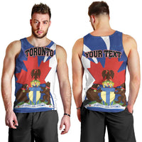 Personalised Canada Toronto Men Tank Top Maple Leaf Diversity Our Strength