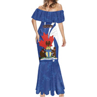 Personalised Canada Toronto Mermaid Dress Maple Leaf Diversity Our Strength