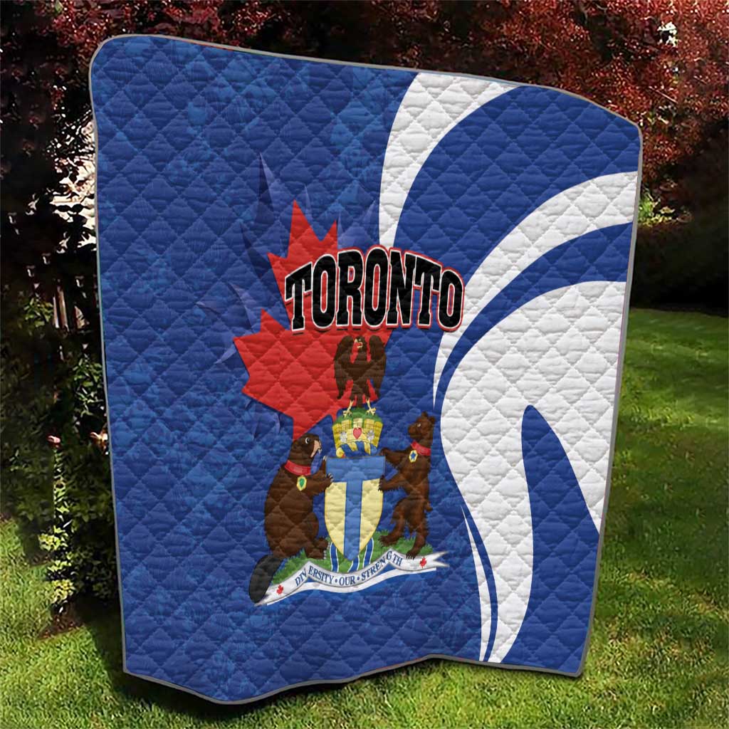 Canada Toronto Quilt Maple Leaf Diversity Our Strength