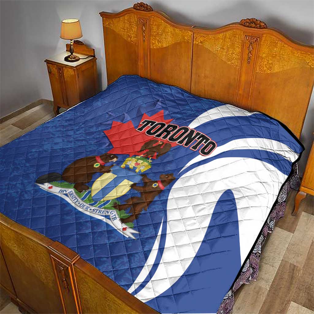 Canada Toronto Quilt Maple Leaf Diversity Our Strength