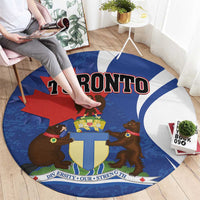 Canada Toronto Round Carpet Maple Leaf Diversity Our Strength