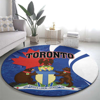 Canada Toronto Round Carpet Maple Leaf Diversity Our Strength