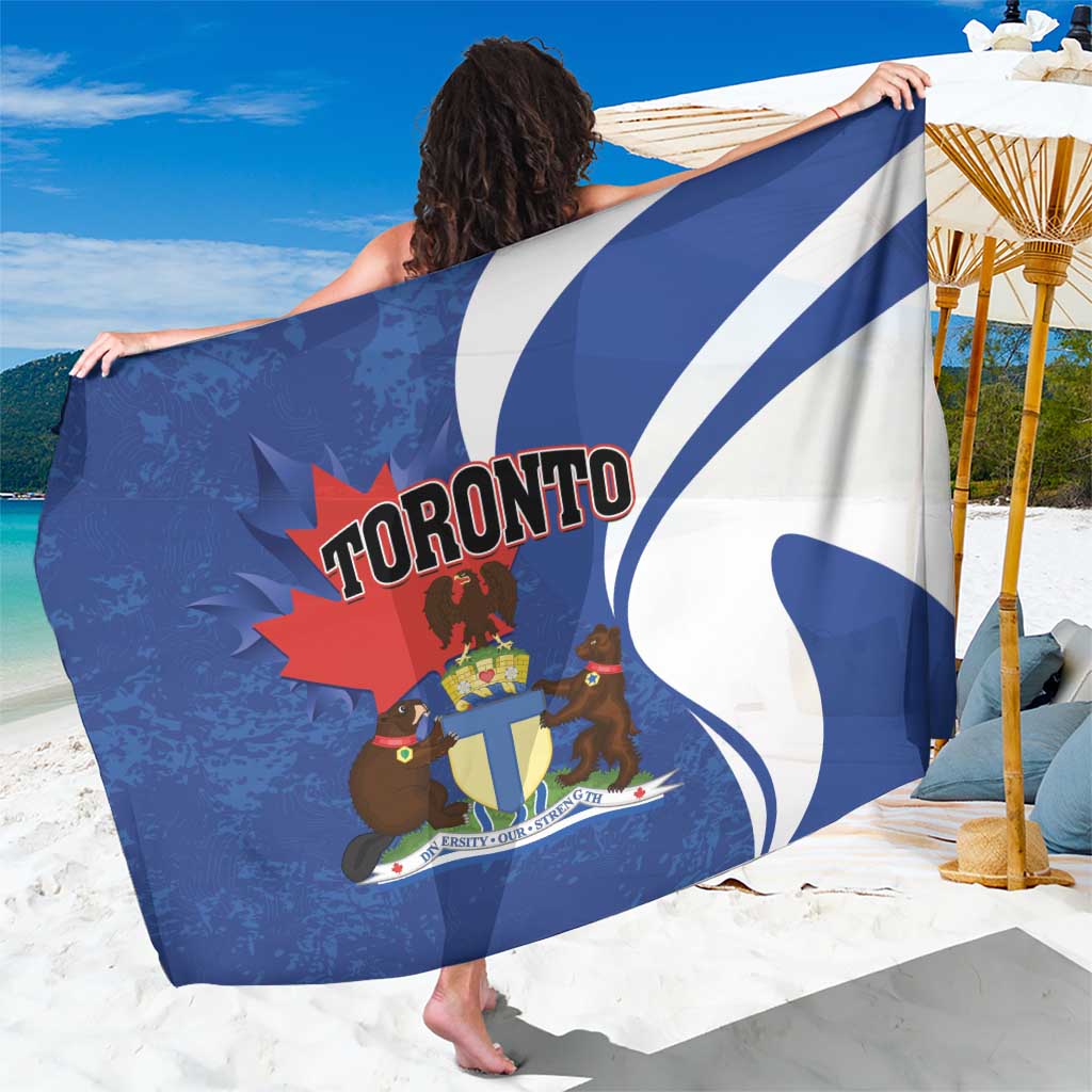 Canada Toronto Sarong Maple Leaf Diversity Our Strength