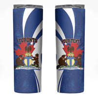 Personalised Canada Toronto Skinny Tumbler Maple Leaf Diversity Our Strength