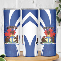 Personalised Canada Toronto Skinny Tumbler Maple Leaf Diversity Our Strength