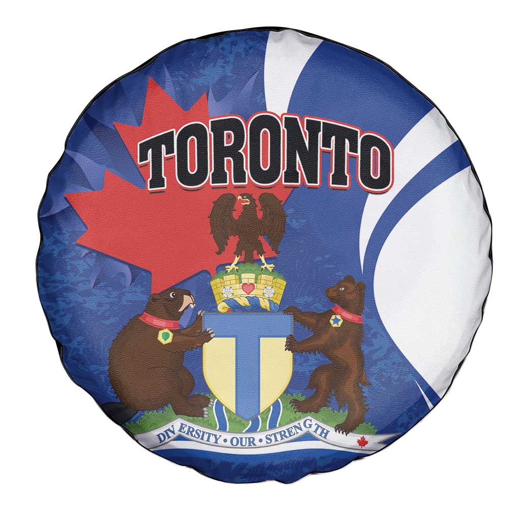 Canada Toronto Spare Tire Cover Maple Leaf Diversity Our Strength