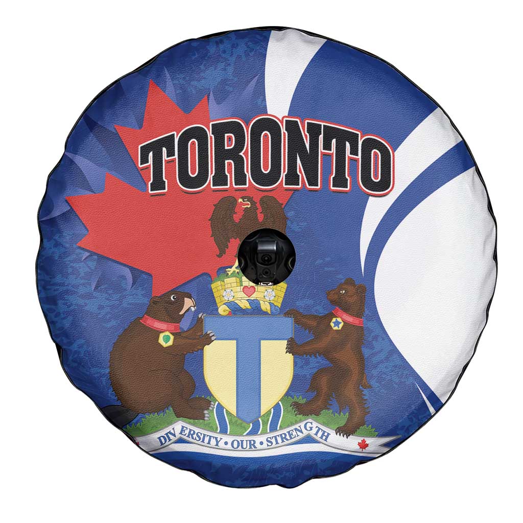 Canada Toronto Spare Tire Cover Maple Leaf Diversity Our Strength