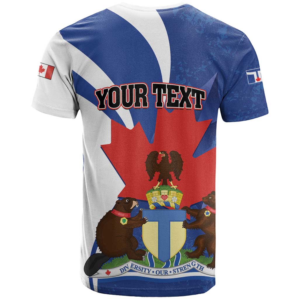 Personalised Canada Toronto T Shirt Maple Leaf Diversity Our Strength