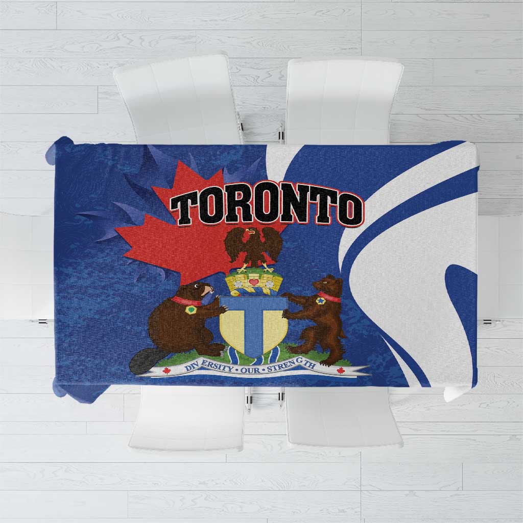 Canada Toronto Tablecloth Maple Leaf Diversity Our Strength