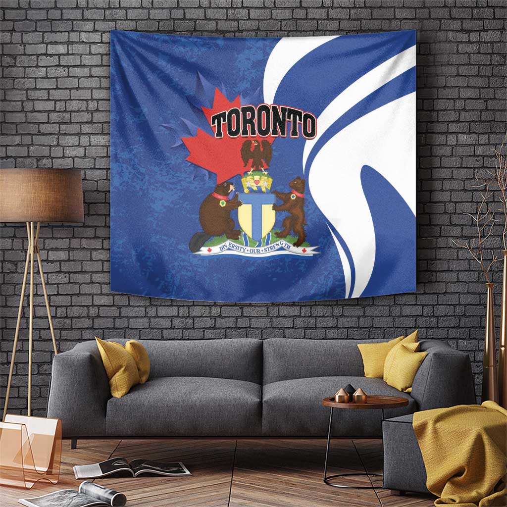 Canada Toronto Tapestry Maple Leaf Diversity Our Strength