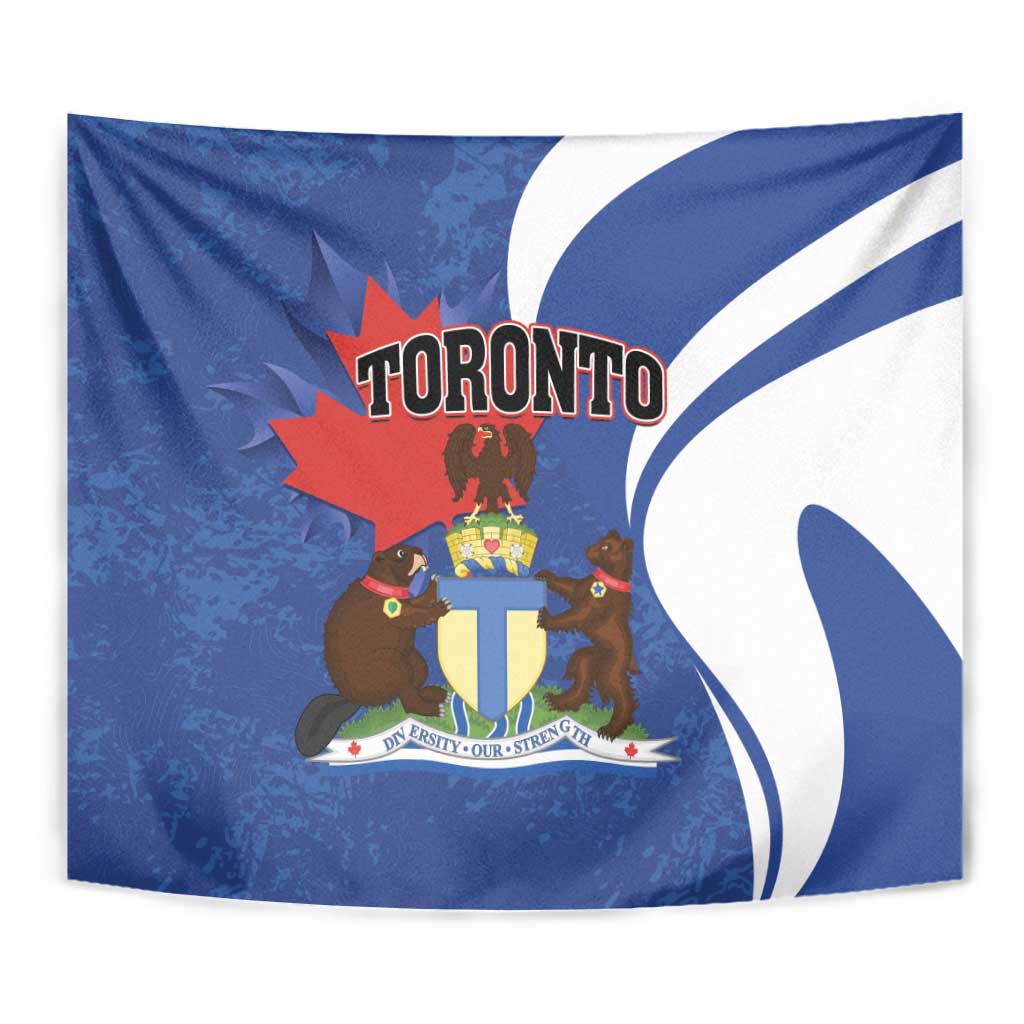 Canada Toronto Tapestry Maple Leaf Diversity Our Strength