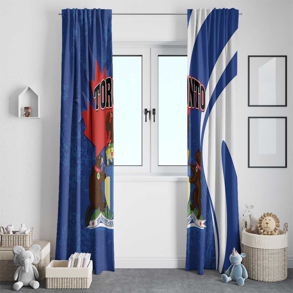 Canada Toronto Window Curtain Maple Leaf Diversity Our Strength