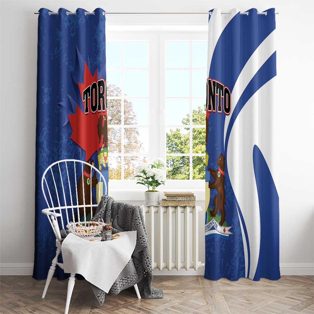 Canada Toronto Window Curtain Maple Leaf Diversity Our Strength