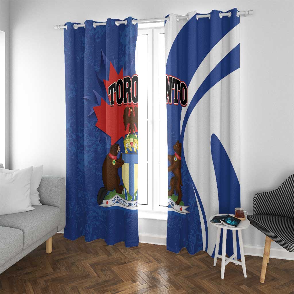 Canada Toronto Window Curtain Maple Leaf Diversity Our Strength