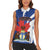 Personalised Canada Toronto Women Sleeveless Polo Shirt Maple Leaf Diversity Our Strength