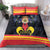Belgium Iris Day Bedding Set Royaume de Belgique Coat Of Arms - Wonder Print Shop