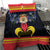 Belgium Iris Day Bedding Set Royaume de Belgique Coat Of Arms - Wonder Print Shop