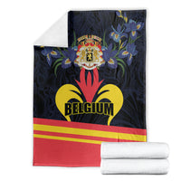 Belgium Iris Day Blanket Royaume de Belgique Coat Of Arms