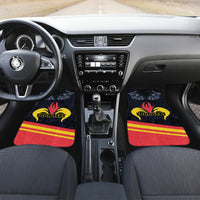 Belgium Iris Day Car Mats Royaume de Belgique Coat Of Arms - Wonder Print Shop