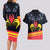 Personalized Belgium Iris Day Couples Matching Long Sleeve Bodycon Dress and Hawaiian Shirt Royaume de Belgique Coat Of Arms - Wonder Print Shop