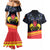 Personalized Belgium Iris Day Couples Matching Mermaid Dress and Hawaiian Shirt Royaume de Belgique Coat Of Arms - Wonder Print Shop