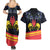 Personalized Belgium Iris Day Couples Matching Summer Maxi Dress and Hawaiian Shirt Royaume de Belgique Coat Of Arms - Wonder Print Shop