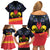 Personalized Belgium Iris Day Family Matching Off Shoulder Short Dress and Hawaiian Shirt Royaume de Belgique Coat Of Arms - Wonder Print Shop