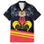 Personalized Belgium Iris Day Hawaiian Shirt Royaume de Belgique Coat Of Arms - Wonder Print Shop
