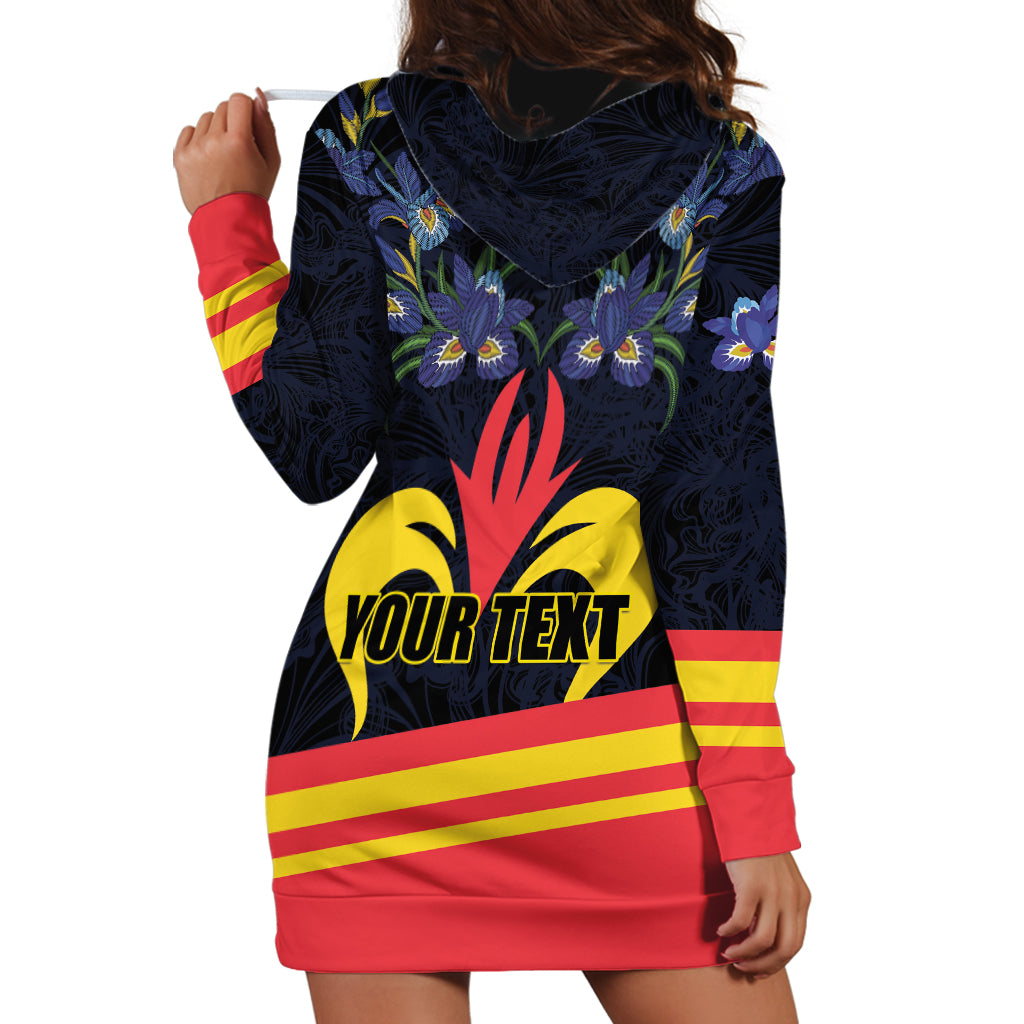Personalized Belgium Iris Day Hoodie Dress Royaume de Belgique Coat Of Arms - Wonder Print Shop