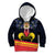 Personalized Belgium Iris Day Kid Hoodie Royaume de Belgique Coat Of Arms - Wonder Print Shop