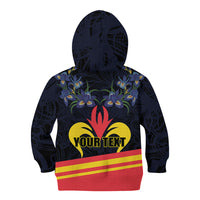Personalized Belgium Iris Day Kid Hoodie Royaume de Belgique Coat Of Arms - Wonder Print Shop