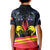 Personalized Belgium Iris Day Kid Polo Shirt Royaume de Belgique Coat Of Arms - Wonder Print Shop