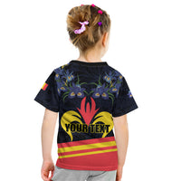 Personalized Belgium Iris Day Kid T Shirt Royaume de Belgique Coat Of Arms - Wonder Print Shop
