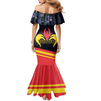 Personalized Belgium Iris Day Mermaid Dress Royaume de Belgique Coat Of Arms - Wonder Print Shop