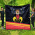 Belgium Iris Day Quilt Royaume de Belgique Coat Of Arms - Wonder Print Shop