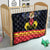 Belgium Iris Day Quilt Royaume de Belgique Coat Of Arms - Wonder Print Shop