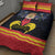 Belgium Iris Day Quilt Bed Set Royaume de Belgique Coat Of Arms - Wonder Print Shop