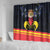 Belgium Iris Day Shower Curtain Royaume de Belgique Coat Of Arms