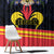 Belgium Iris Day Window Curtain Royaume de Belgique Coat Of Arms - Wonder Print Shop